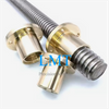 T32 Tr32x6 Lead Screw 6mm Pitch Single Start with Copper Alloy Nut ROHS Compliant