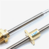 Tr14x2 Lead Screw 2mm Pitch Single Thread Start T14 Screw with Bronze Flange Nut 