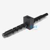 40x40 Diameter 40mm Pitch 40mm Carbon Steel Black Oxide Finish Self Reversing Screw and Nut
