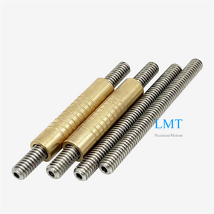 6.35x2.4384 Rolled Hollow ACME Screw 1.2192mm Pitch 2 Thread Starts with Nut ROHS Compliant