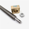 15.875x5.08 Rolled ACME Thread Lead Screw with Square Nut