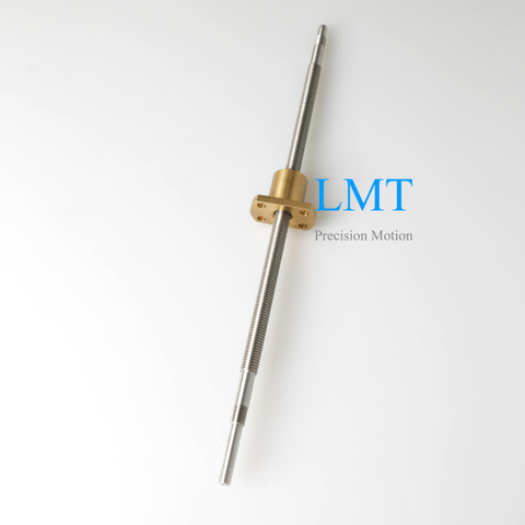 Tr8x1.5 ROHS Compliant Rolled Lead Screw with Flange Nut