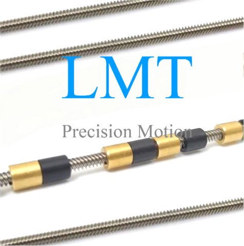 Tr3.5x4 Lead Screw with Round Nut T3.5 Trapezoidal Thread 1mm Pitch 4 Starts