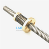 T8 8mm Diameter 8mm Lead Tr8x8 Rolled Lead Screw with Anti-backlash Nut