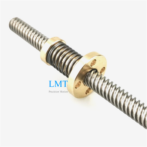 T8 8mm Diameter 8mm Lead Tr8x8 Rolled Lead Screw with Anti-backlash Nut