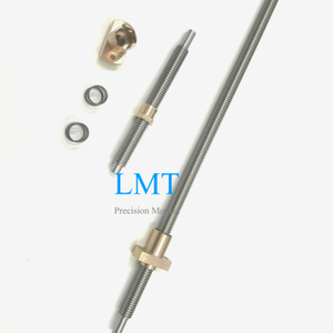 Tr12x2 ROHS Compliant Rolled Lead Screw with Anti-backlash Nut