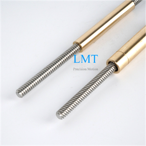 6.35x3.175 Rolled ACME Screw 1.5875mm Pitch 2 Thread Starts 1/4''-16 with Nut ROHS Compliant