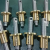T25 Tr25x5 Diameter 25mm Lead 5mm S45C Lead Screw with Graphite-embedded Brass Nut