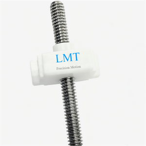 Diameter 14mm Lead 3mm Tr14x3 T14x3 Knurling Lead Screw And Plastic Nut