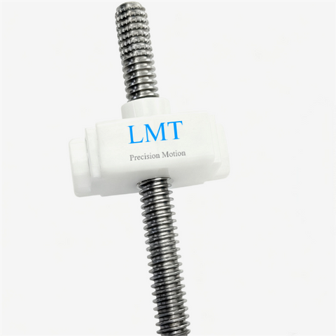 Diameter 14mm Lead 3mm Tr14x3 T14x3 Knurling Lead Screw And Plastic Nut