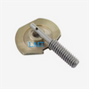 14mm Diameter 4mm Lead Tr14x4 AISI304 Lead Screw And Brass Flange Nut