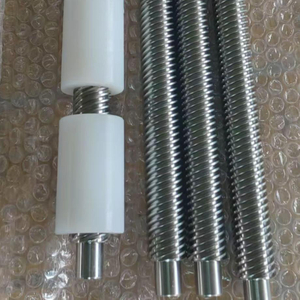 Diameter 24mm Lead 24mm Tr24x24 T24x24 SUS304 Lead Screw And Round Acetal Nut