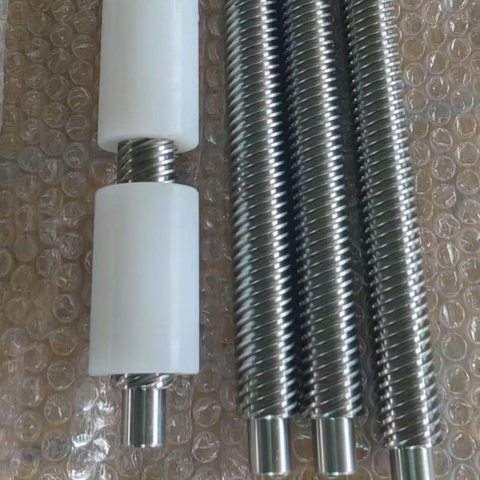 Diameter 24mm Lead 24mm Tr24x24 T24x24 SUS304 Lead Screw And Round Acetal Nut