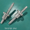 Diameter 12mm Lead 20mm Tr12x20 SUS304 Lead Screw And Flange Nut 