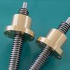OD 32mm Pitch 6mm Tr32x6 C45 Lead Screw And Bronze Flange Nut