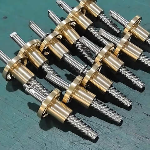 T12 Diameter 12mm Tr12x20 High Speed SUS304 Lead Screw And Bronze Flange Nut
