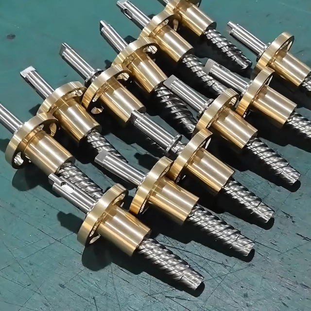 T12 Diameter 12mm Tr12x20 High Speed SUS304 Lead Screw And Bronze Flange Nut