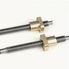 Diameter 12mm Tr12x2 Tr12x3 Tr12x4 SUS304 Lead Screw And Bronze Flange Nut