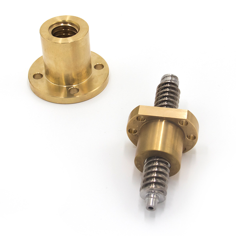 Diameter 10mm Lead 2mm T10x2 Trapezoidal Screw