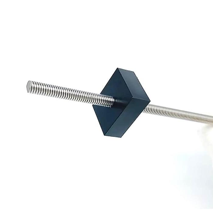 T5x1 Lead Screw Rod with Square POM Nuts
