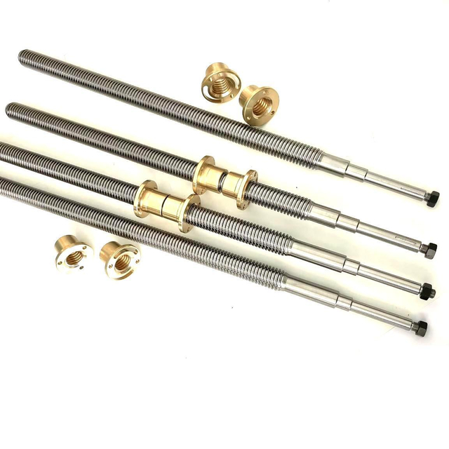 3/4''-16 ACME Screw Rod with Round Flange Nut