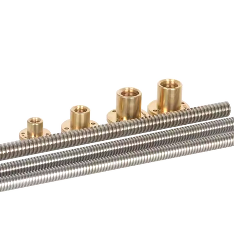 Tr10x20 Large Lead Trapezoidal Lead Screw And Nut