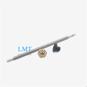 9.525×0.635 Rolled Stainless Steel ACME Screw Rod with Flange Nut