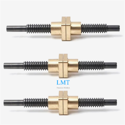 Tr12x3 Bidirectional Screw 3mm Pitch Single Thread Start T12 Twin Lead Screw with Nut