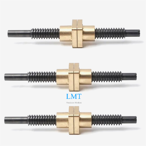 Tr12x3 Bidirectional Screw 3mm Pitch Single Thread Start T12 Twin Lead Screw with Nut