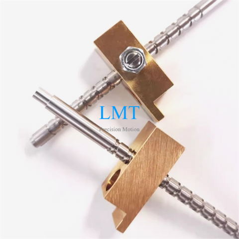 5x5 Diameter 5mm Pitch 5mm Mini Stainless Steel Self Reversing Screw with Brass Nut