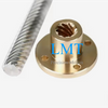 Tr10x25 Lead Screw 2.5mm Pitch 10 thread Starts T10 with Flange Nut ROHS Compliant