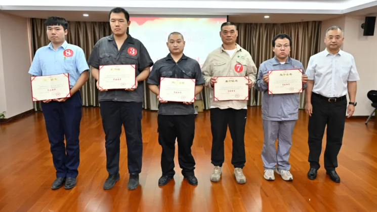 Five production technicians secured the Grade III Senior Technician awards