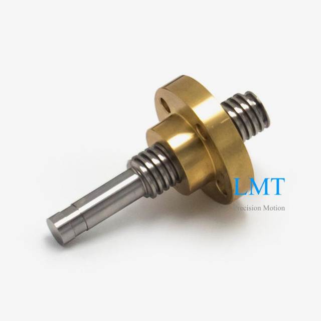 Tr14x2 Cold Rolled Lead Screw Rod with Flange Nut