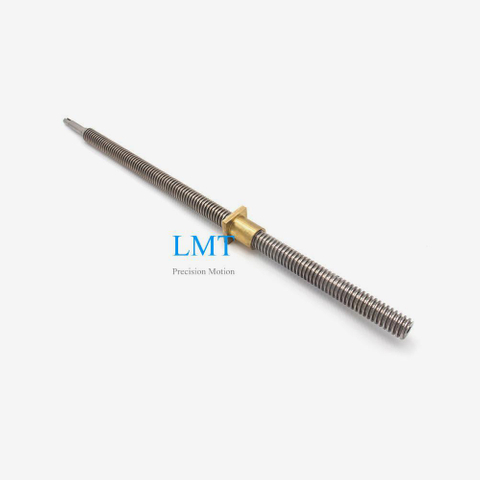 Tr10x4 ROHS Compliant Rolled Lead Screw with Copper Alloy Nut