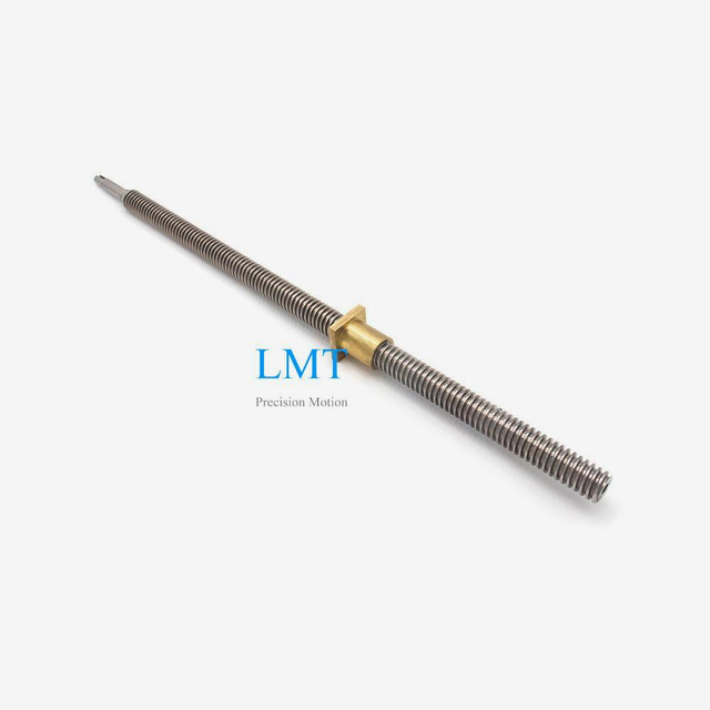 Tr10x4 ROHS Compliant Rolled Lead Screw with Copper Alloy Nut