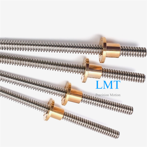 Tr16x4 ROHS Compliant Rolled Lead Screw with Flange Nut