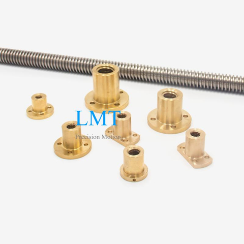 8mm Diameter 3mm Lead Tr8x3 Trapezoidal Lead Screw with Nut
