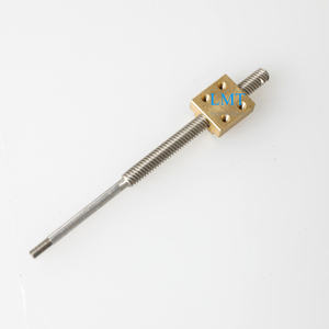 Tr5x4 ROHS Compliant Rolled Stainless Steel Lead Screw with Nut