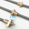 Tr12x2 ROHS Compliant Rolled Lead Screw with Anti-backlash Nut