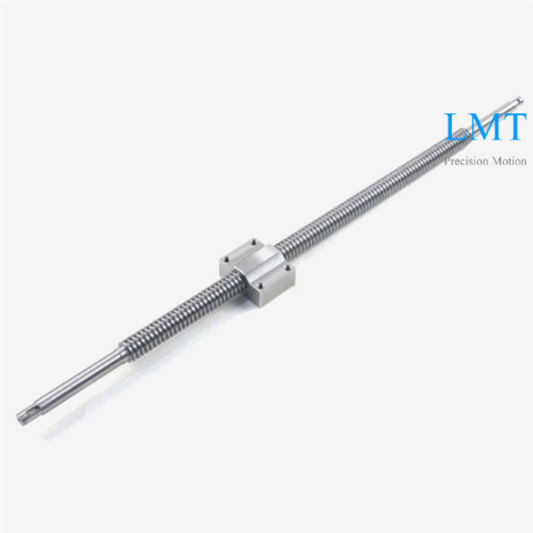 T12 12mm Diameter 2.5mm Lead T12x2.5 Trapezoidal Lead Screw with Stainless Steel Nut