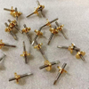 Diameter 6mm Lead 1mm Tr6x1 T6x1 Trapezoidal T6 Lead Screw with Brass Flange Nut