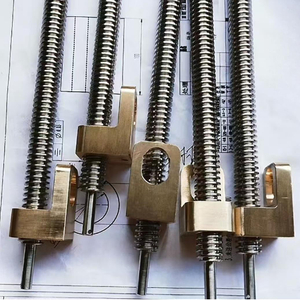 Customized Smooth Motion Tr14x3 Copper Nut And T14x3 SUS304 Lead Screw 