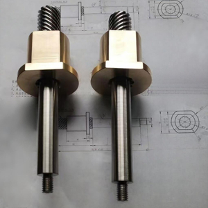OD 20mm Lead 40mm Tr20x40 40Cr Lead Screw And Copper Nut