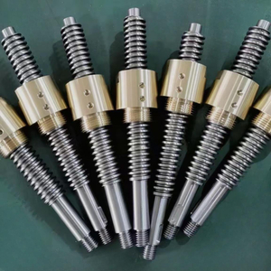 OD 20mm Pitch 5mm Tr20x5 C45 Lead Screw And Bronze Threaded Mount Nut