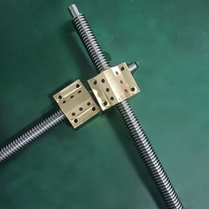 OD 22mm Pitch 5mm Tr22x5 C45 Lead Screw And Self Lubricating Bronze Nut