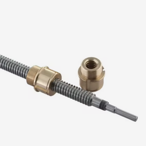 Diameter 16mm Pitch 4mm Tr16x4 C45 Lead Screw And Bronze Threaded Mount Nut