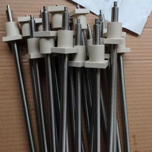 OD 12mm Lead 8mm Tr12x8 T12x8 SUS304 Lead Screw And PEEK Nut