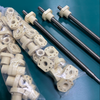 Tr14x3 C45 Carbon Steel Lead Screw Threaded Rod with PEEK Flanged Nut