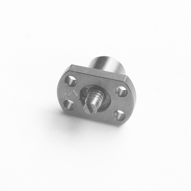 OD 4mm Custom Shaft End 0401 Mini Ball Screw And Flange Nut