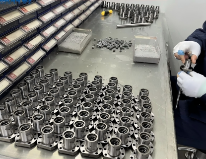 Ball screw installation
